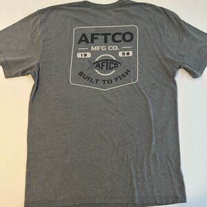 AFTCO Charcoal Men's Short Sleeve Tee